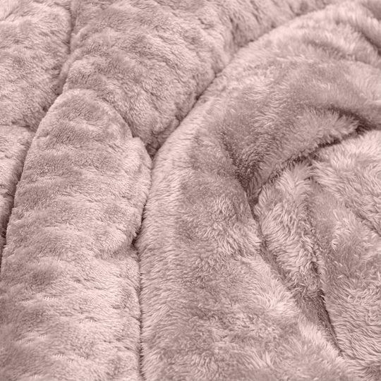 Lino Home Bettbezug Einzelbett 160x220cm Lofti Lila