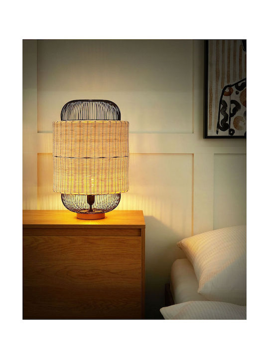 Beliani Dekorative Lampe Schwarz