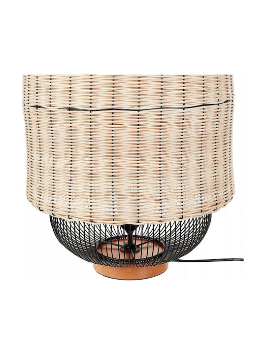 Beliani Dekorative Lampe Schwarz
