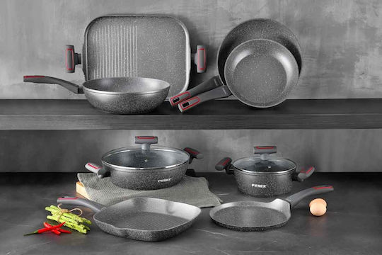 Pyrex Tiefer Topf aus Aluminium 4Es / 24cm