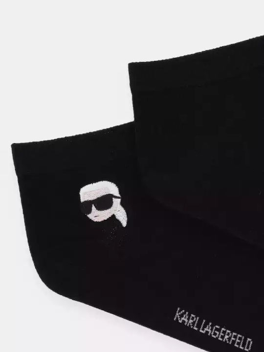 Karl Lagerfeld Чорапи Black 3Пакет