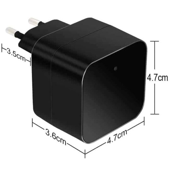 Usb Charger Spy Camera Wi-fi Full Hd Night Vision Motion Sensor