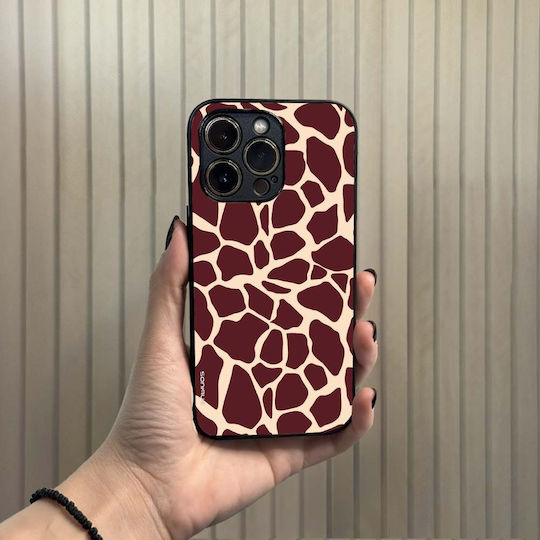 Sonique Case Animal Print Series Samsung Galaxy M55 5G Giraffe 03