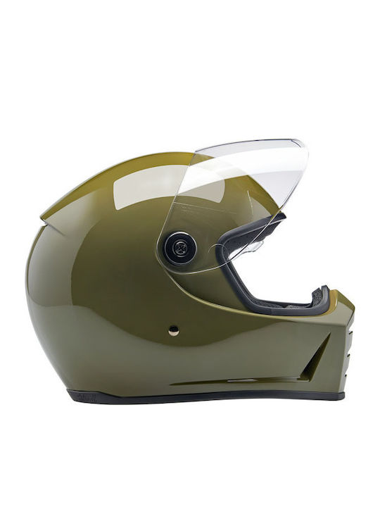Biltwell Lane Splitter Olive Green Κράνος Μηχανής Full Face DOT / ECE 22.06