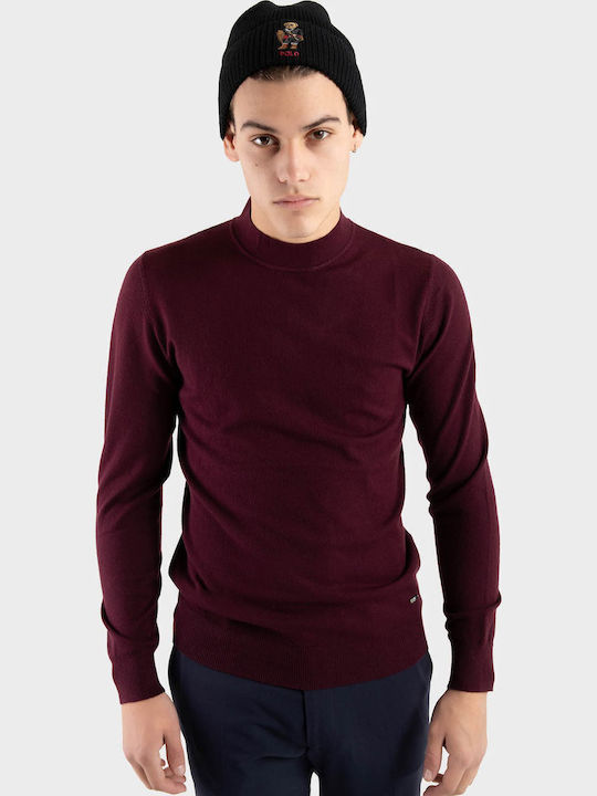 Long Sleeve Burgundy Blouse