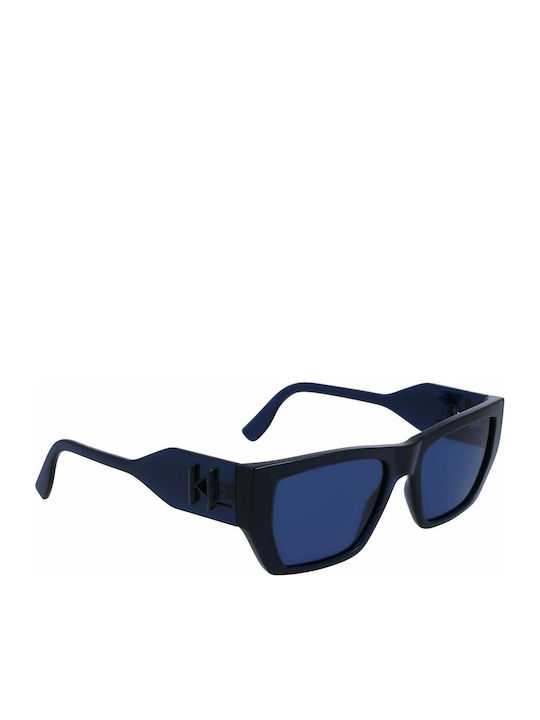 Karl Lagerfeld Γυαλιά Ηλίου Navy Μπλε με Κοκκάλινο Σκελετό Karl Lagerfeld Γυαλιά Ηλίου Navy Μπλε με Κοκκάλινο Σκελετό