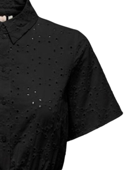 Short Sleeve Women's Shirt Black