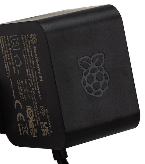 Raspberry Pi Raspberry Pi 5 Official 27w Usb-c Pd Power Supply