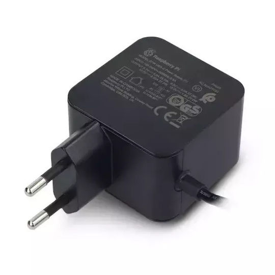 Raspberry Pi Raspberry Pi 5 Official 27w Usb-c Pd Power Supply