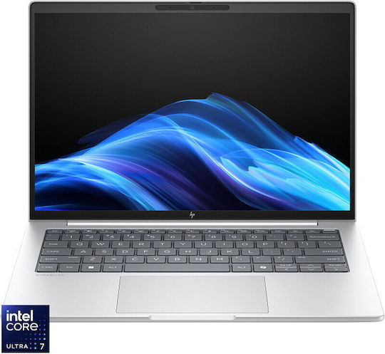 HP EliteBook 8 G1i 14" IPS FHD+ (Ultra 7-255H/32GB/1TB SSD/W11 Pro) Glacier Silver (Tastatură US)