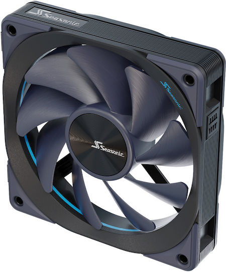 Seasonic MagFlow 1225 Case Fan 120mm (2000rpm / 63.33cfm) Χωρίς Led Φωτισμό και Σύνδεση 4-Pin PWM 3τμχ