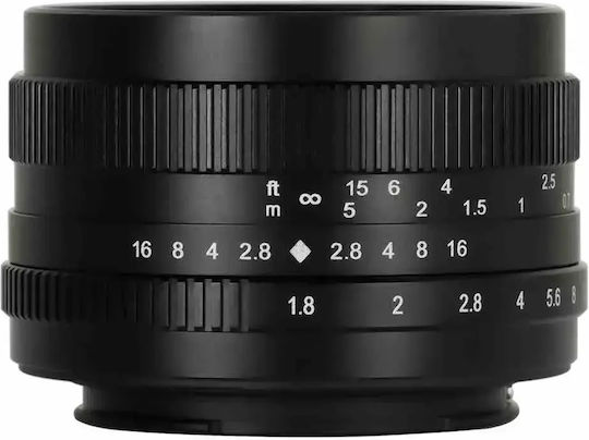 7artisans Crop Obiectiv Foto 50mm f/1.8 Photoelectric Teleobiectiv pentru Montura Magazin online Sony E Black