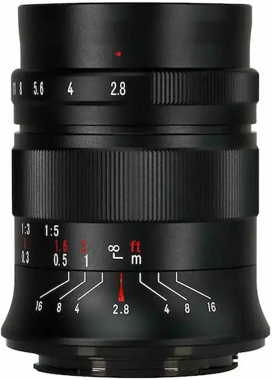 7artisans Crop Φωτογραφικός Φακός Photoelectric 60mm f/2.8 Mark II Telephoto / Macro για Sony E Mount Μαύρος