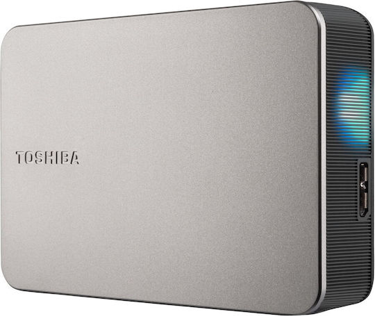 Toshiba Canvio Flex USB 3.2 Εξωτερικός HDD 4TB 2.5" Ασημί