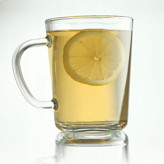 Kadax Cană Sticlă Transparentă 410ml 2buc