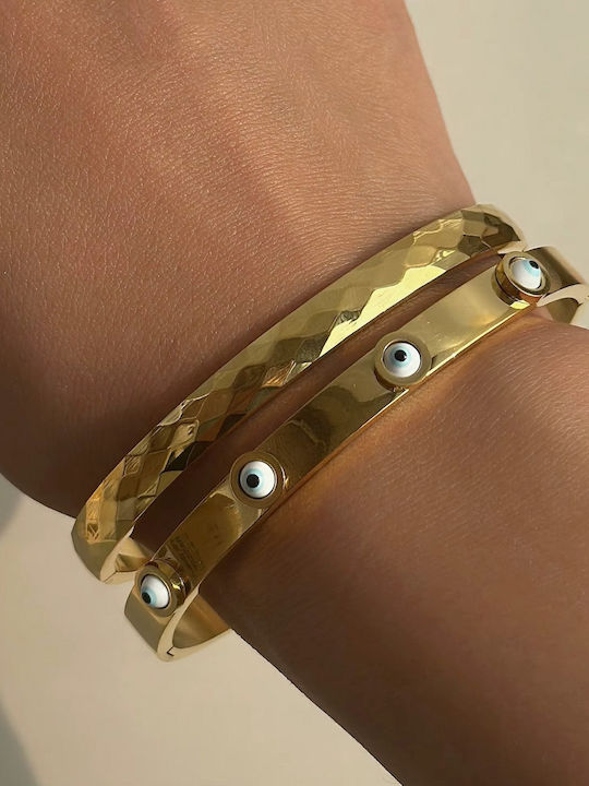 Enotia Damen Armband Handschellen aus Stahl