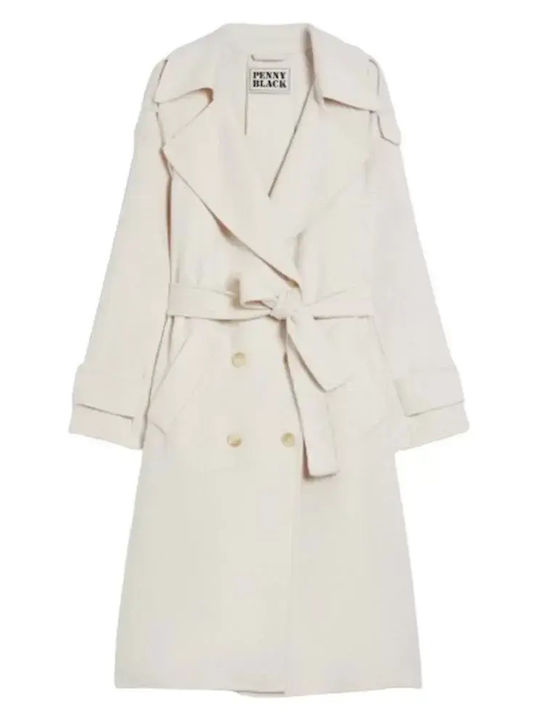 Wool Women's Ivory Coat