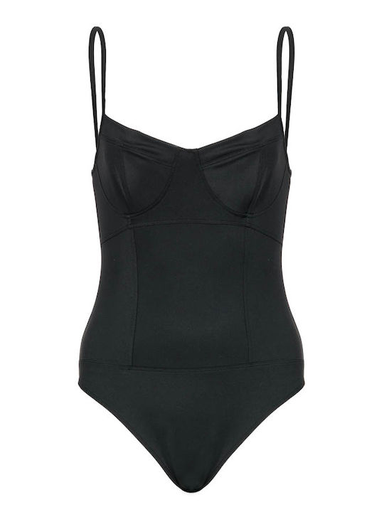 Women's Jolie Bodysuit Black Mind Matter Mml25-02-01-026