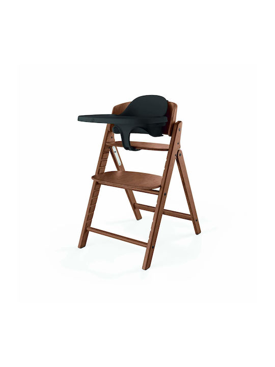 Cybex Click & Fold Αναδιπλούμενο Καρεκλάκι Φαγητού 3 in 1 με Ρυθμιζόμενο Ύψος All Natural Dark