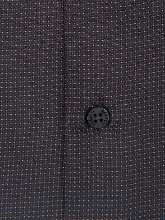 Long Sleeve Brown Shirt