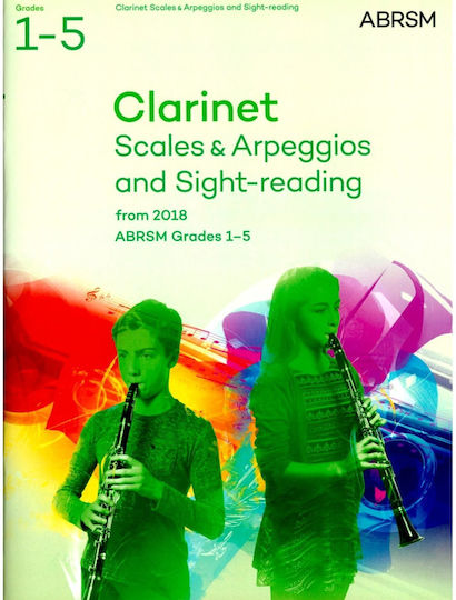 Oxford Clarinet Scales & Arpeggios and Sight Reading Sheet Music for Wind Instruments Grade 1-5