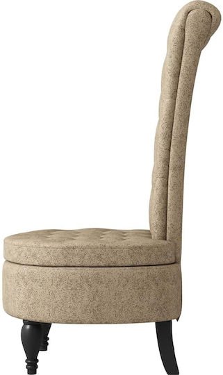 Armchair Light Gray 56.5x70x110cm