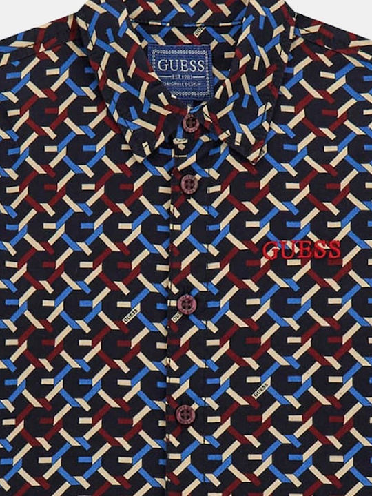 Kids Shirt Long Sleeve Dark Blue