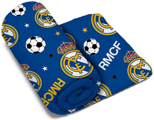 Real Madrid Blanket Fleece Blue 150x95cm