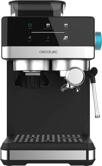 Cecotec Power Automatic Espresso Machine 1350W Pressure 20bar with Grinder Black