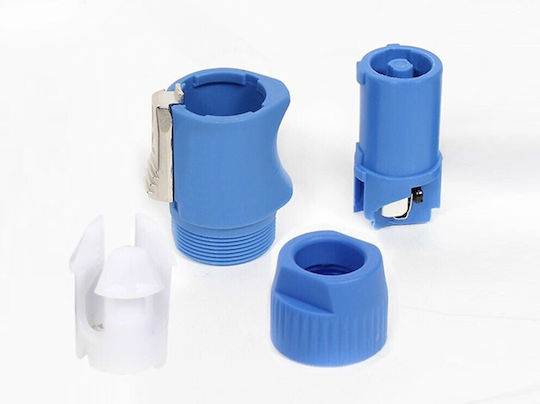 Speakon Power Input Extension 3pc-bl Lx-audio Blue Powercon 57501-200