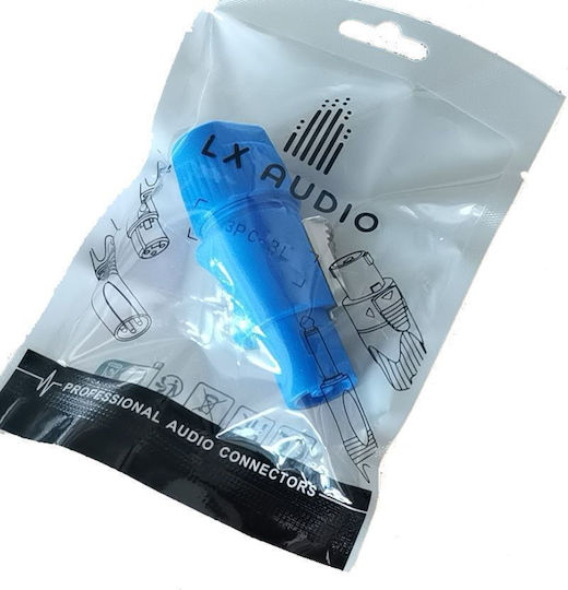 Speakon Power Input Extension 3pc-bl Lx-audio Blue Powercon 57501-200
