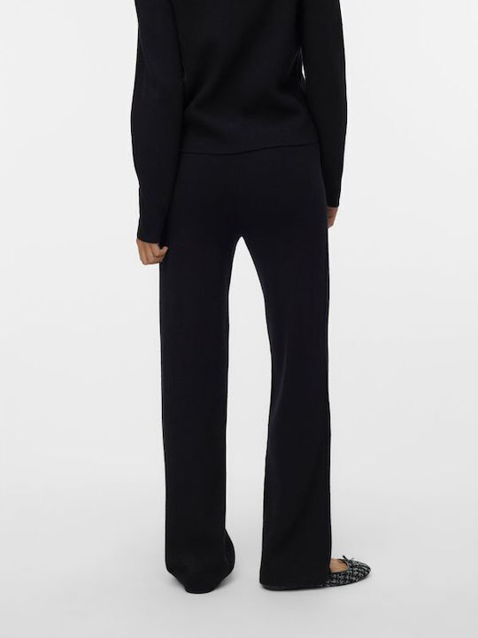Vero Moda Γυναικείο Υφασμάτινο Παντελόνι Loose Fit Black W Birch