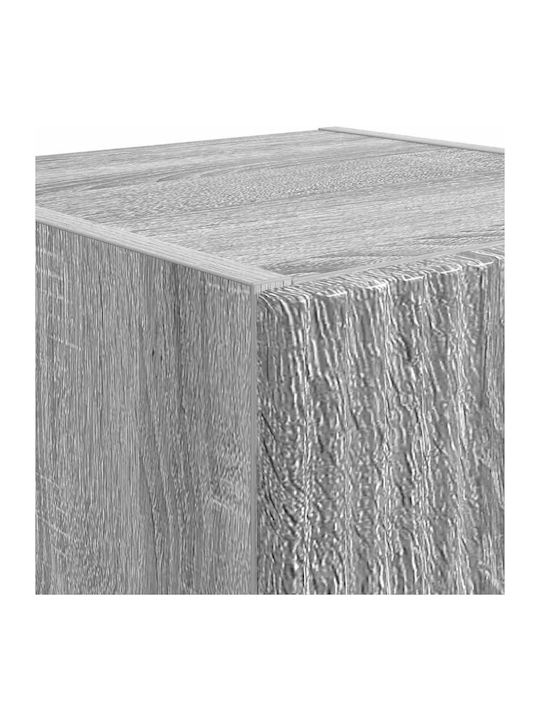 Wand-Kremlampe Wohnzimmer aus Spanplatte Grau Sonom 30x31x60cm