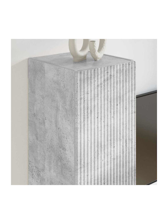 Wand Wohnzimmer Schrank aus Spanplatte Beton 30x31x60cm