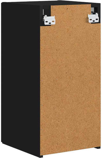 Dulap Pandantiv Pentru Sufragerie Din Placă Din Lemn Agregat Negru 30x31x60cm