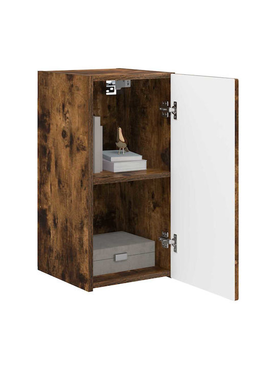 Wand Wohnzimmer Schrank aus Spanplatte Rauch Eiche 30x31x60cm