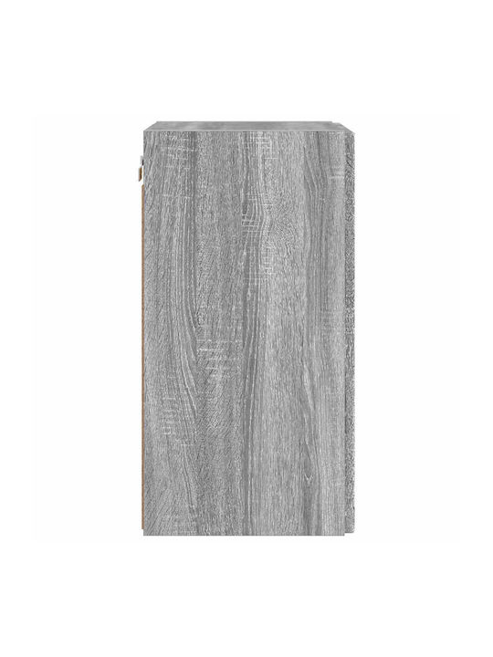 Wand-Kremlampe Wohnzimmer aus Spanplatte Grau Sonom 30x31x60cm