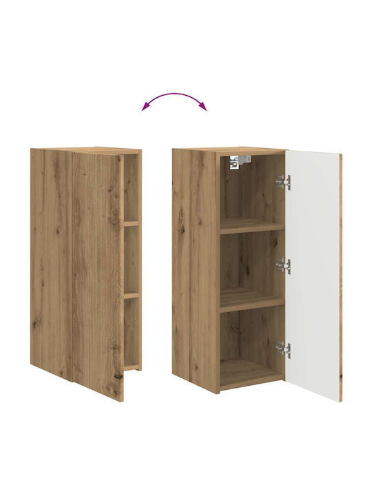Wand Wohnzimmer Nischenschrank aus Spanplatte Karydia 30x31x80cm