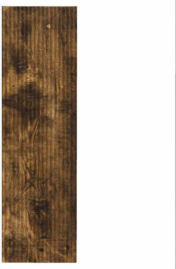 Wall Living Room Cabinet Made of Particle Board Smoked Oak 30x31x100cm