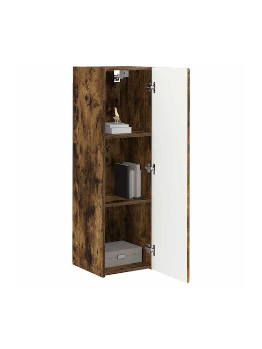 Wand-Kremlampe Wohnzimmer aus Spanplatte Rauch Eiche 30x31x100cm