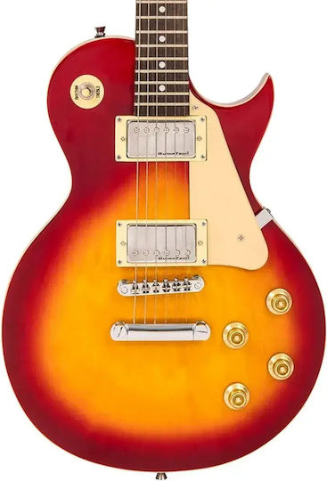 Encore Set Elektrische Gitarre Weiß mit Tasche