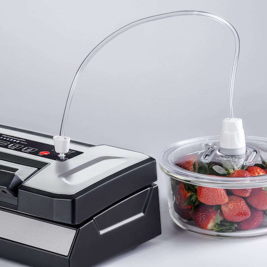 Sigilator Cu Vid Profesional Caso Germany Vrh 800 Advanced Pro Uscat Umed Lichid Marinare Vidare Oțel Inoxidabil