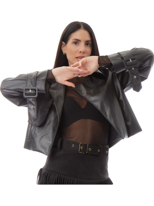 Jachetă de femei Biker Jacket Black