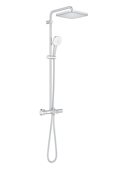 Grohe Στήλη Ντουζ με Μπαταρία Λευκή