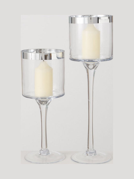 MSA Kerzenhalter Glas in Transparent Farbe 1Stück