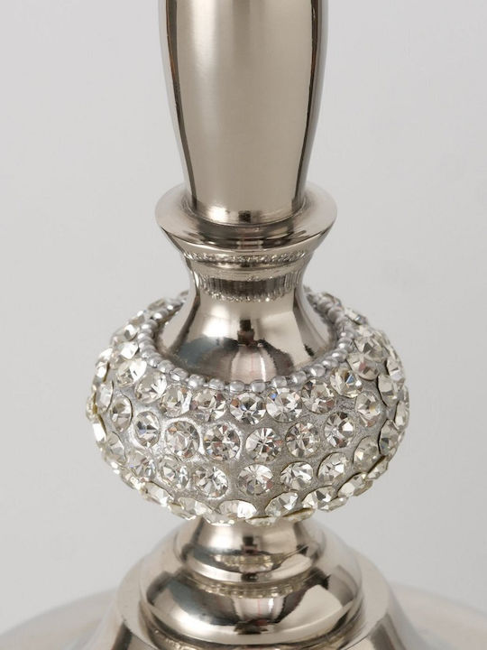 MSA Kerzenhalter Aluminium in Silber Farbe 21.5x11.5cm 1Stück