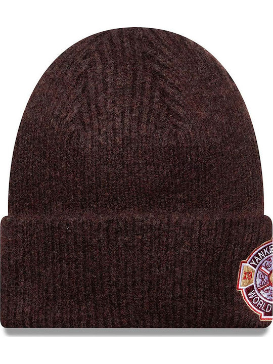 New York Yankees Beanie Beanie Knitted in Burgundy color