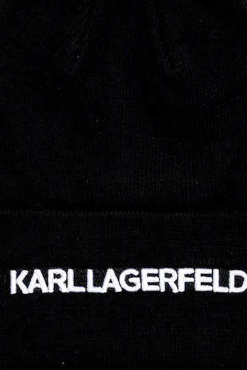 Beanie Männer Beanie Gestrickt in Schwarz Farbe