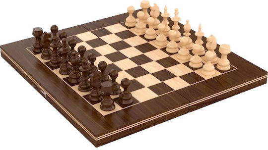 Backgammon/Schach aus Holz 44.5x22.5cm