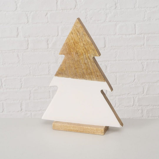 Decorative Tree Set/2 Svenia 30.1x8.2x40.4cm 45.6x11.8x61.1cm White Natural Mango Wood